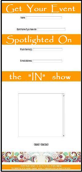 Get Your Event Spotlighted on the IN show!