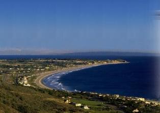 Helicopter view of Malibu coast